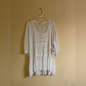 Free People Button-Front Tunic